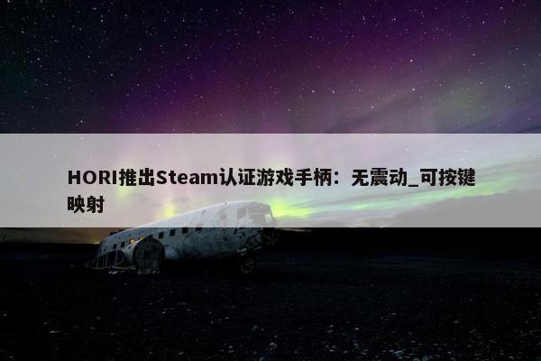 HORI推出Steam认证游戏手柄：无震动_可按键映射